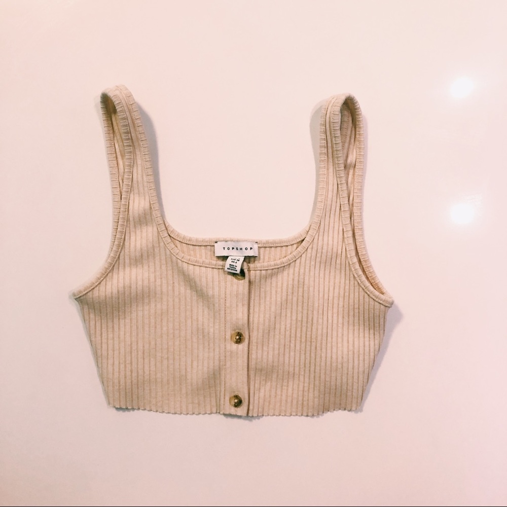 Topshop crop tank top